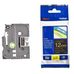 Brother TZE-334 fekete alapon arany eredeti feliratozó szalag