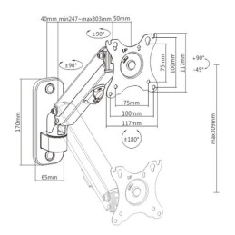 https://compmarket.hu/products/212/212846/gembird-ma-wa1-01-adjustable-wall-display-mounting-arm-27-black_2.jpg