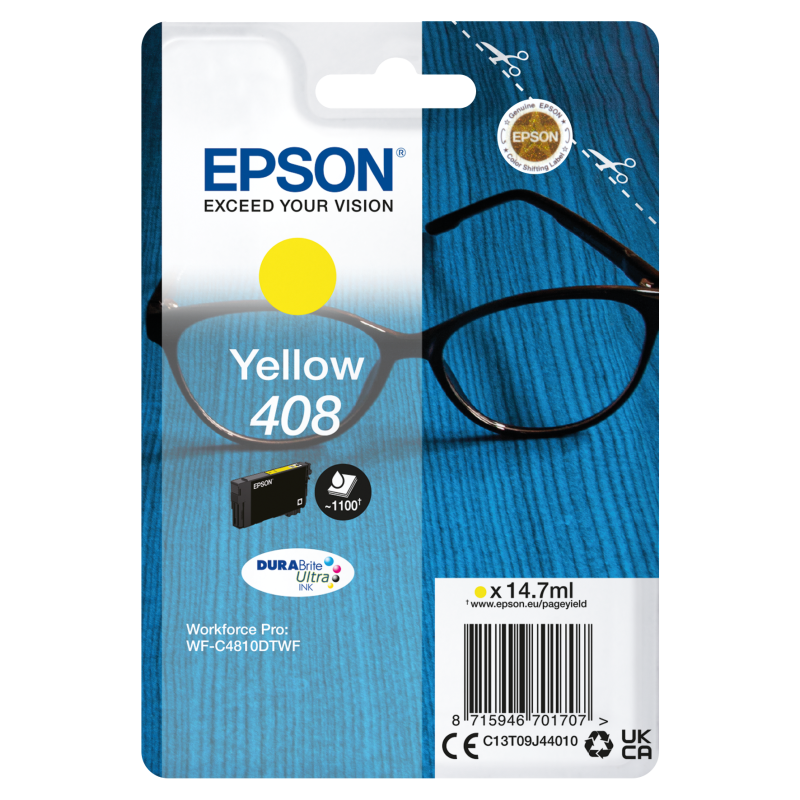 Epson T09J4 (408) sárga eredeti tintapatron
