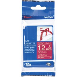 Brother TZE-RW34 arany alapon piros eredeti feliratozó szalag