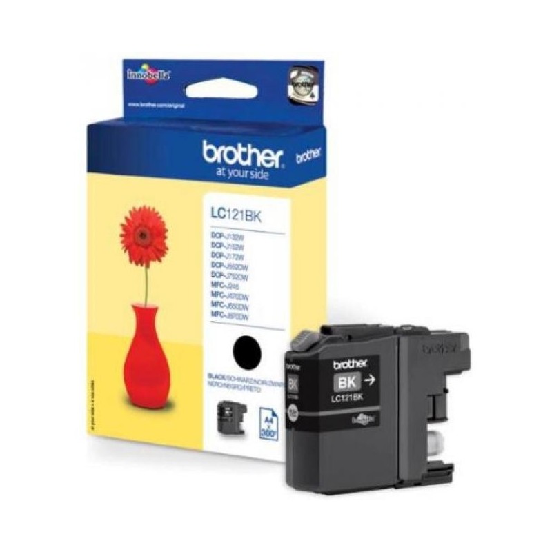 Brother LC121 fekete eredeti tintapatron