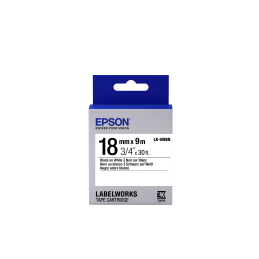 Epson LK-5WBN fehér alapon fekete eredeti címkeszalag