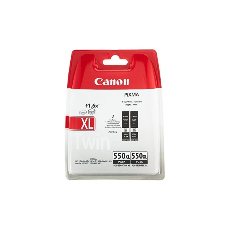 Canon PGI-550XL fekete eredeti tintapatron duplacsomag