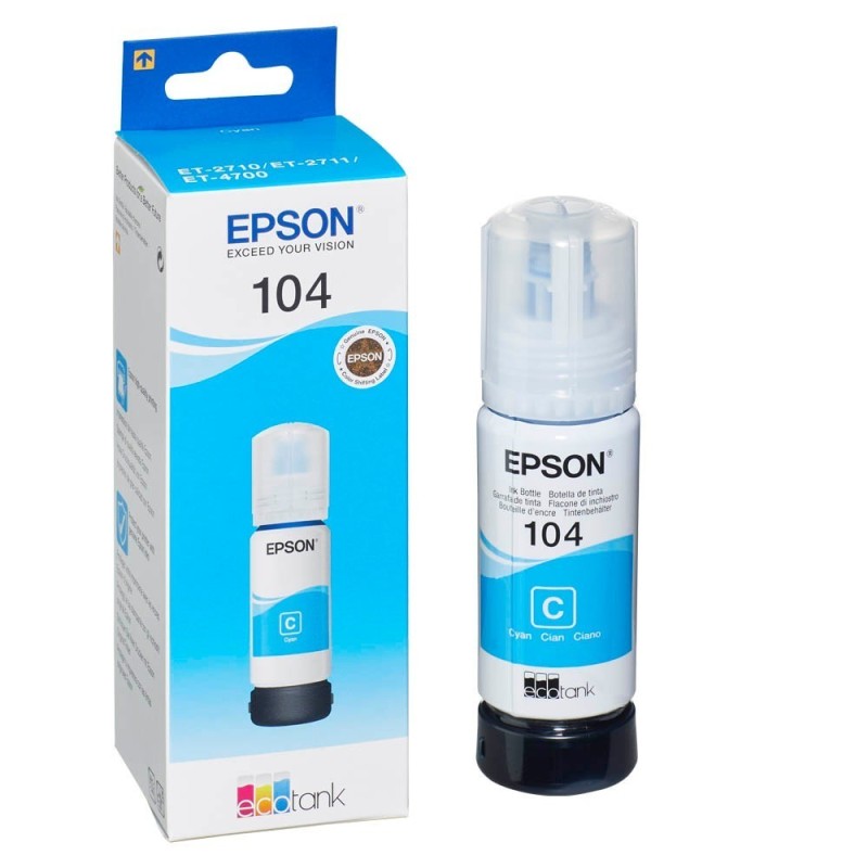 Epson T00P2 (104) kék eredeti tinta