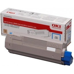 Oki C532/C542 kék nagy kapacitású eredeti toner (46490607)