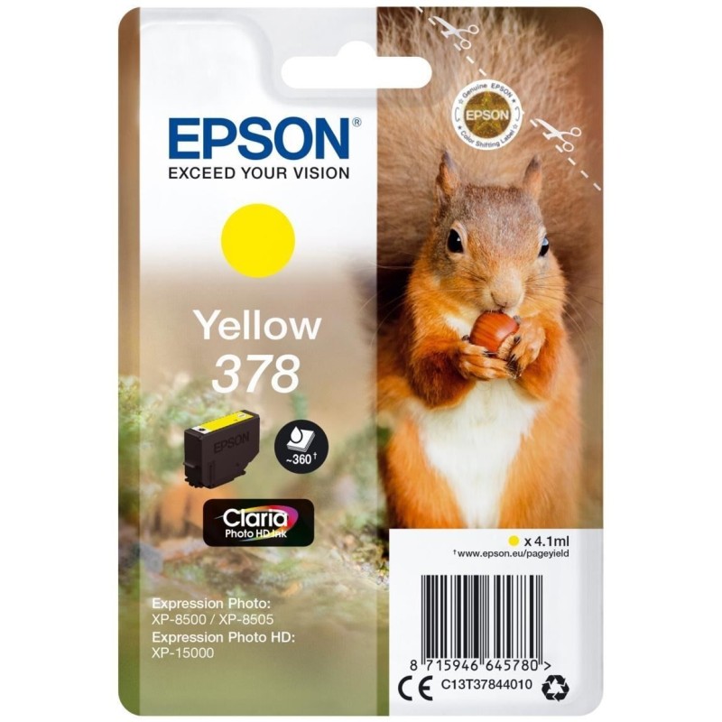 Epson T3784 sárga eredeti tintapatron