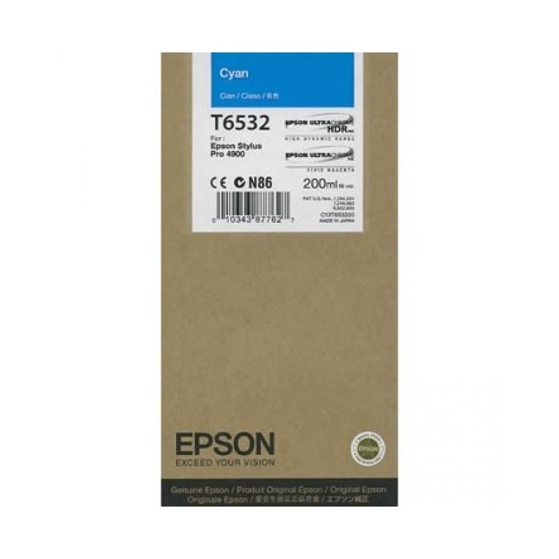 Epson T6532 kék eredeti tintapatron