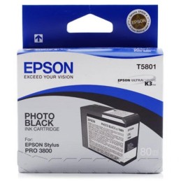Epson T5801 fotó fekete eredeti tintapatron