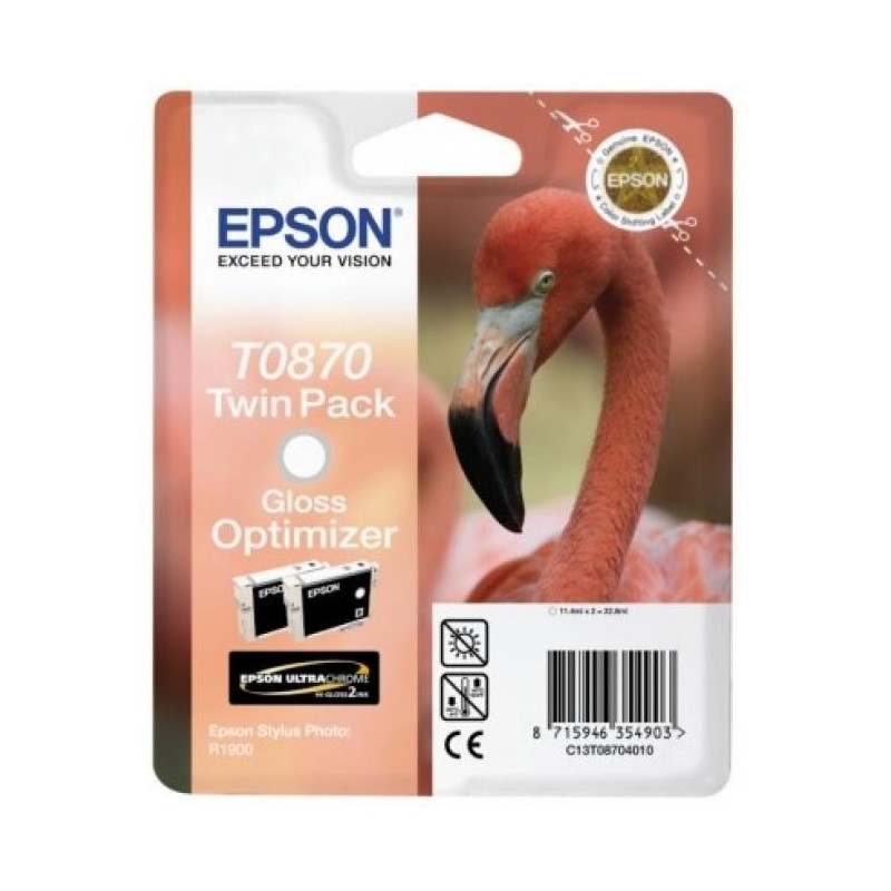 Epson T0870 gloss optimizer eredeti tintapatron