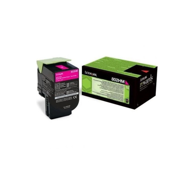 Lexmark [802HM] 80C2HM0 magenta eredeti toner