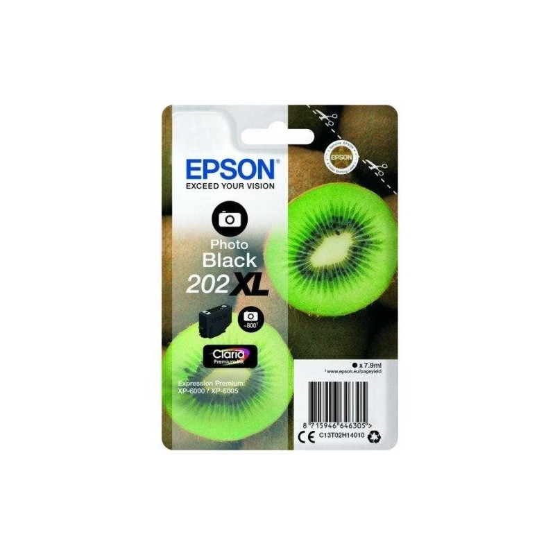 Epson T02H1 (202XL) fotó fekete eredeti tintapatron