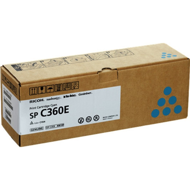 Ricoh SPC360E kék eredeti toner (408189)