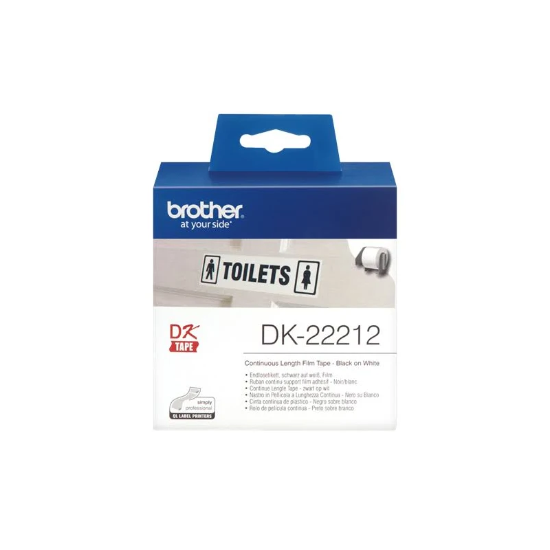 Brother DK-22212 fehér eredeti öntapadós szalagcímke 62mm