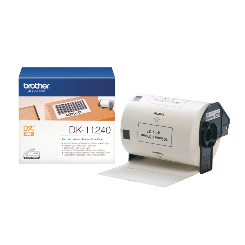 Brother DK-11240 fehér eredeti öntapadós címke 102mm