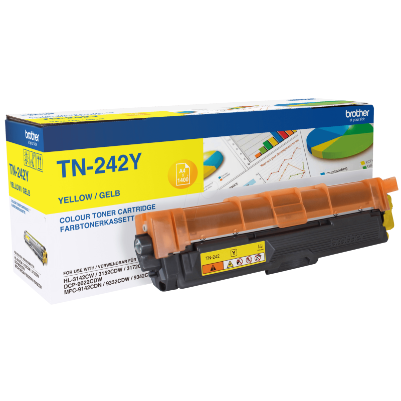 Brother TN-242 sárga eredeti toner