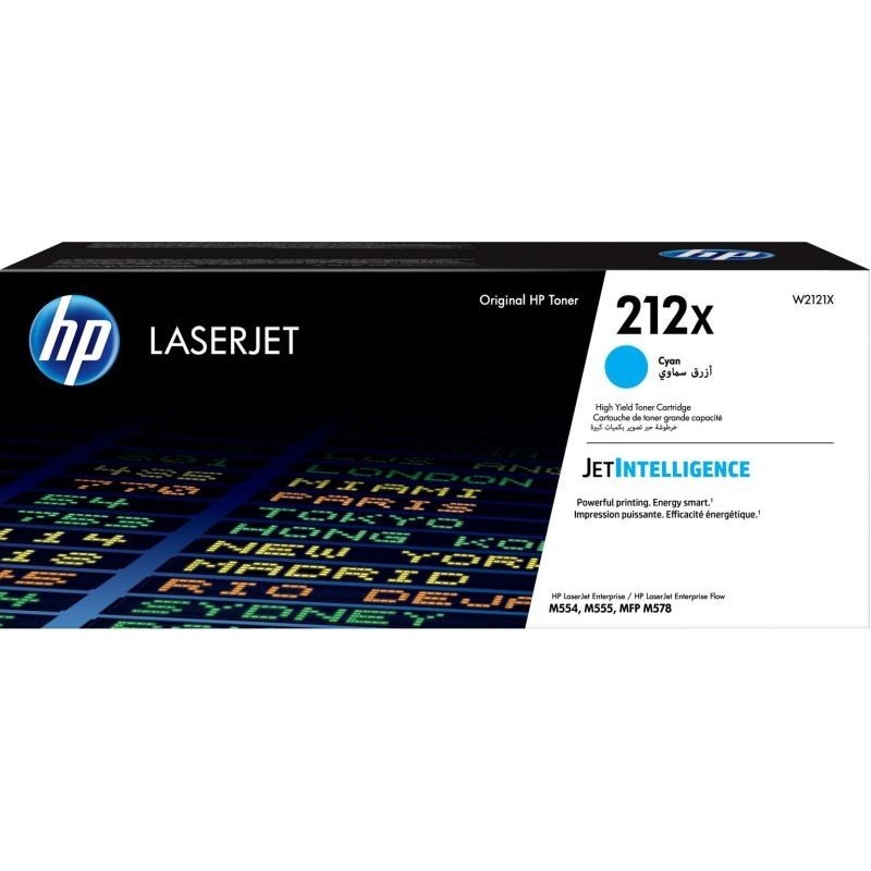 HP W2121X (212X) kék eredeti toner