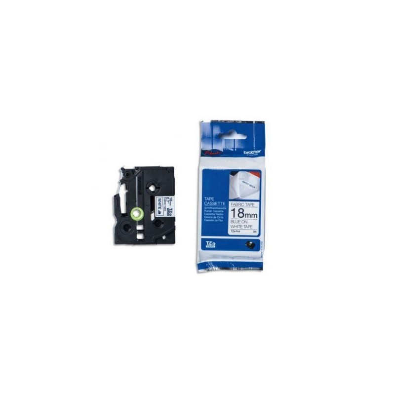 Brother TZE-FA4 fehér alapon kék eredeti feliratozó szalag