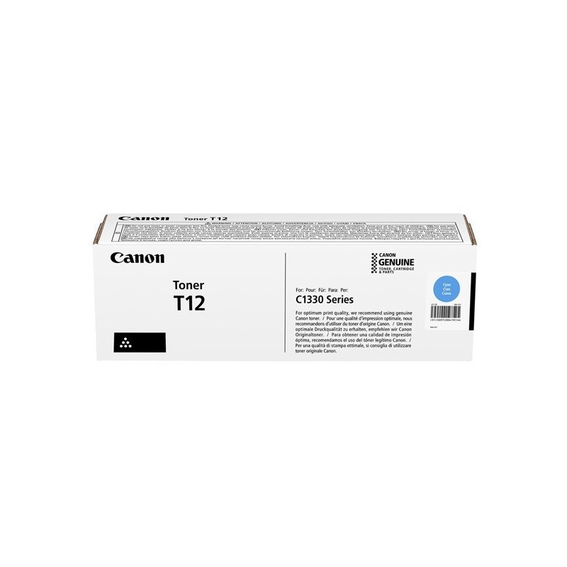 Canon T12 kék eredeti toner