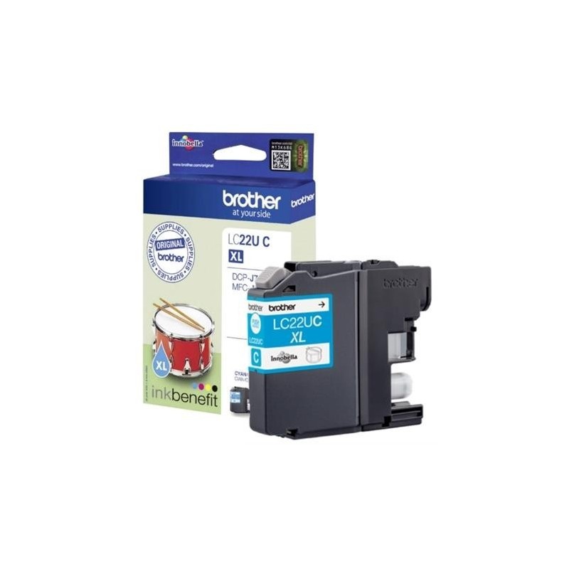 Brother LC22UC kék eredeti tintapatron