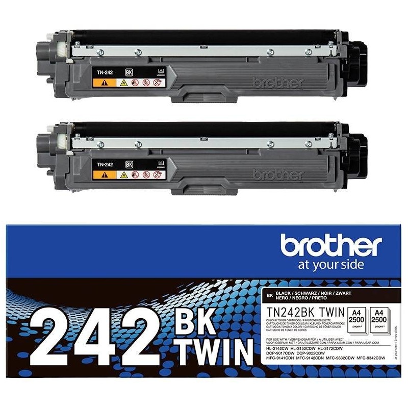 Brother TN-242 fekete eredeti toner duplacsomag