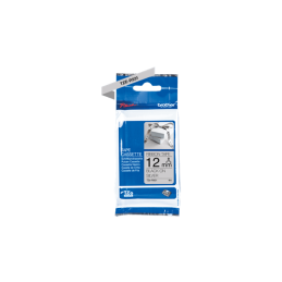 Brother TZE-R931 szürke alapon fekete eredeti selyemszöveg feliratozó szalag