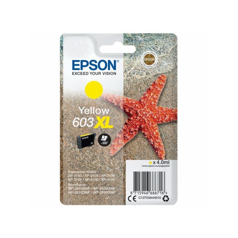 Epson T03A4 (603XL) sárga eredeti tintapatron
