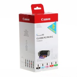 Canon CLI-8 BK/PC/PM/R/G eredeti tintapatron multipack