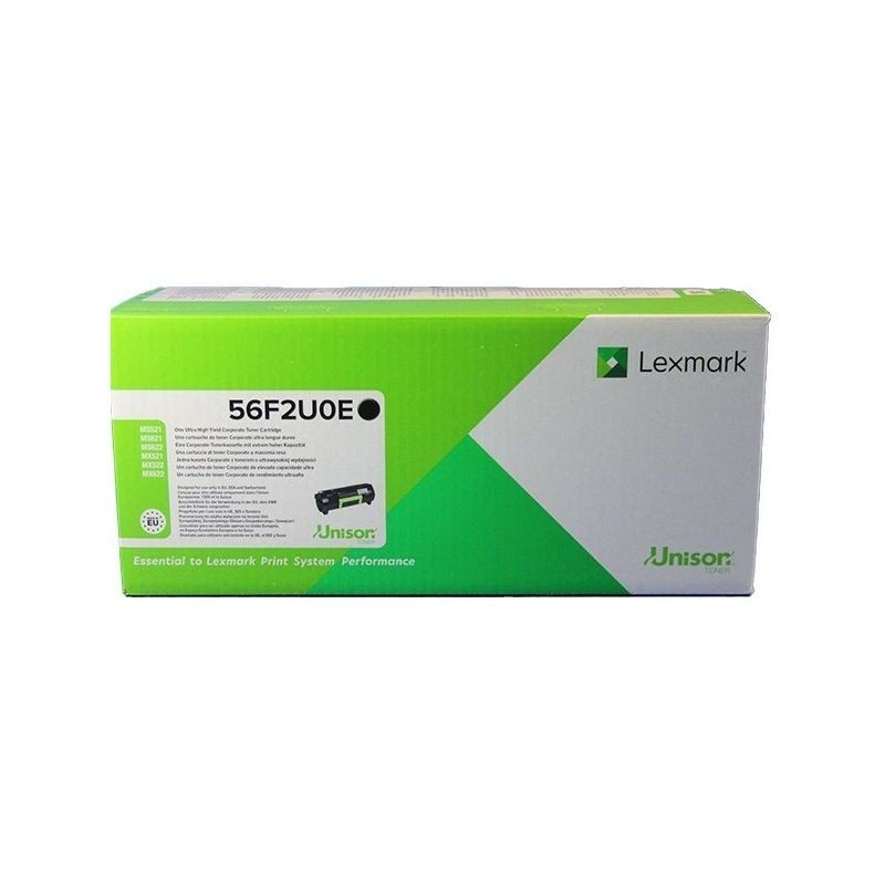 Lexmark [MS521/MS621/MS622/MX521/MX522/MX622] 56F2U0E fekete eredeti toner