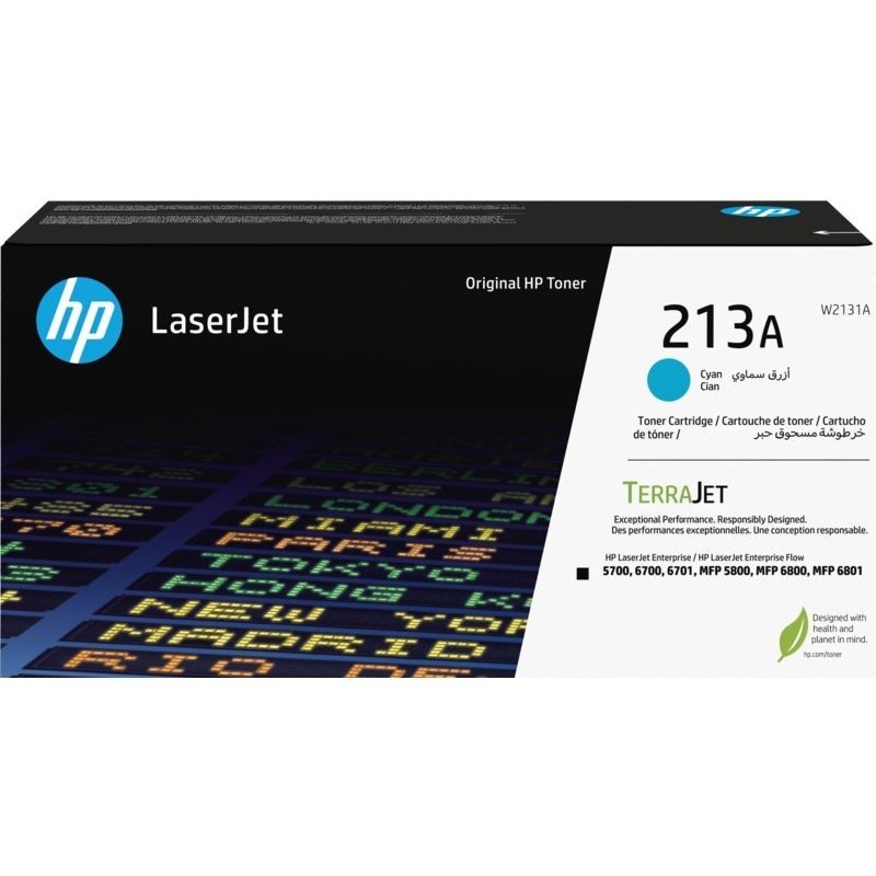 HP W2131A (213A) kék eredeti toner