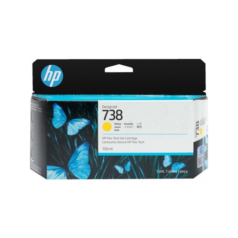 HP 498N7A No.738 sárga eredeti tintapatron