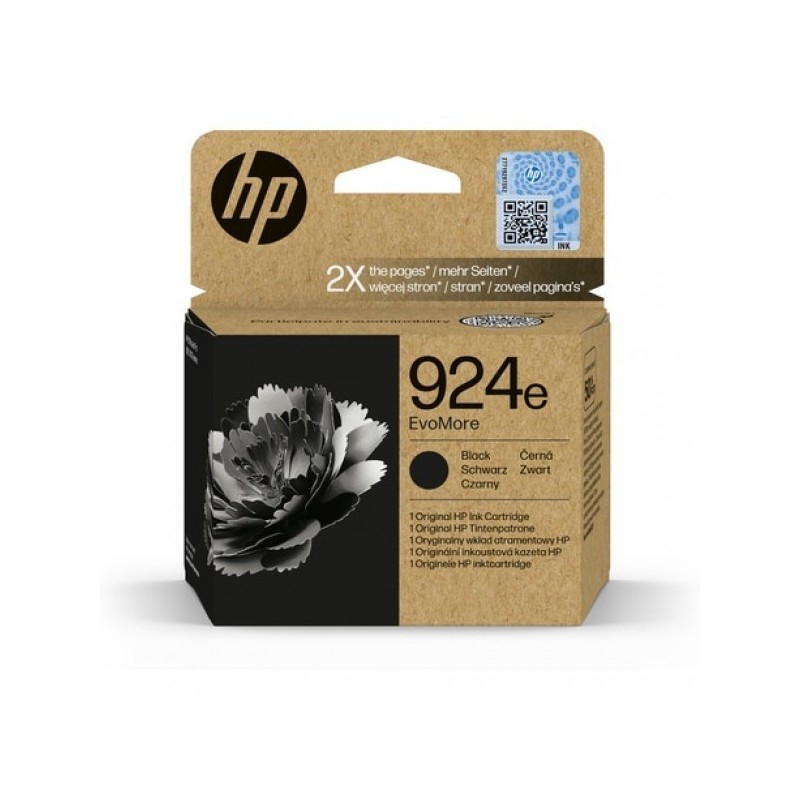 HP 4K0V0NE No.924E fekete eredeti tintapatron
