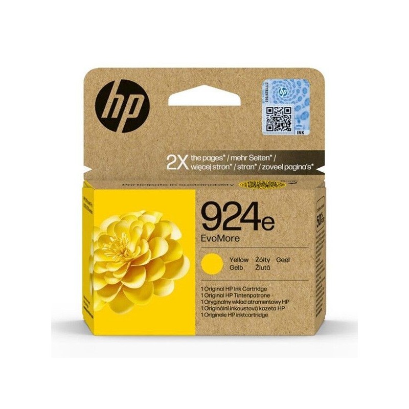 HP 4K0U9NE No.924E sárga eredeti tintapatron