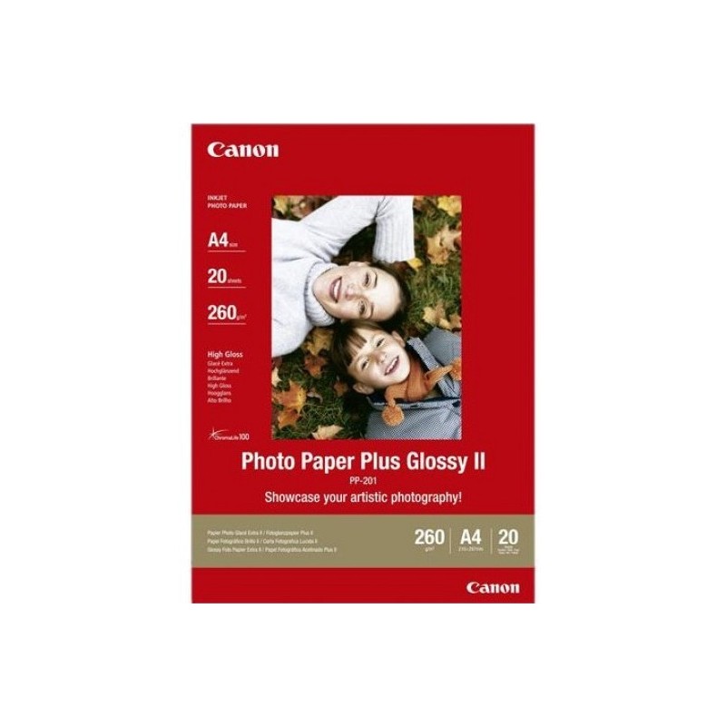 Canon PP-201 fényes eredeti fotópapír (A/4, 20 lap, 265g)