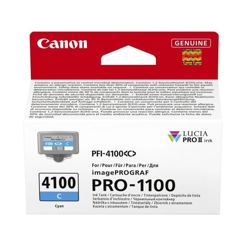 Canon PFI-4100 sötétkék eredeti tintapatron