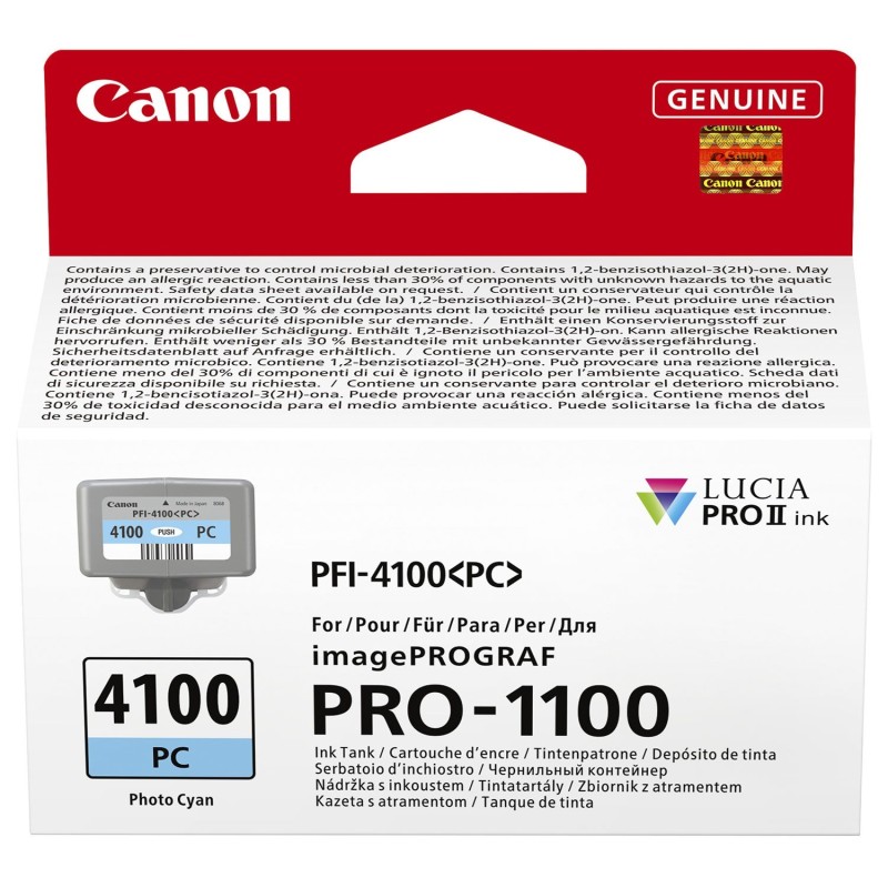 Canon PFI-4100 fotókék eredeti tintapatron