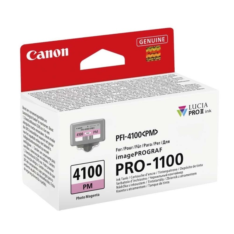 Canon PFI-4100 fotómagenta eredeti tintapatron