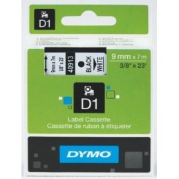 Dymo D1 40913 fehér alapon fekete eredeti feliratozó szalag (S0720680)