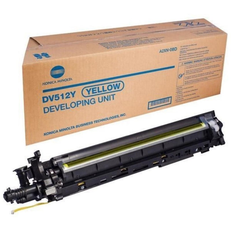 Konica Minolta DV512Y sárga eredeti developer egység (A2XN08D)