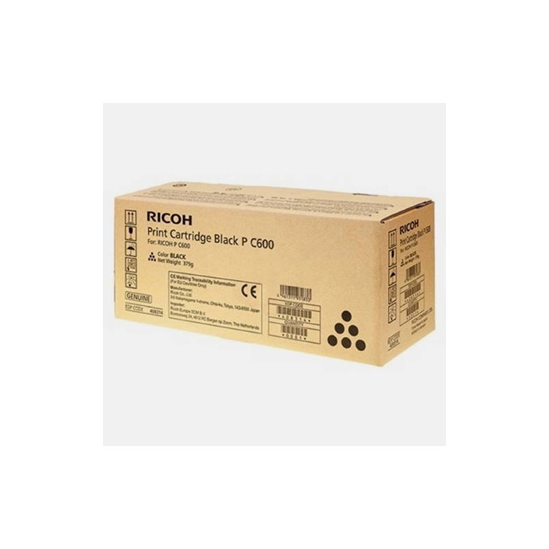 Ricoh P C600 fekete eredeti toner (408314)