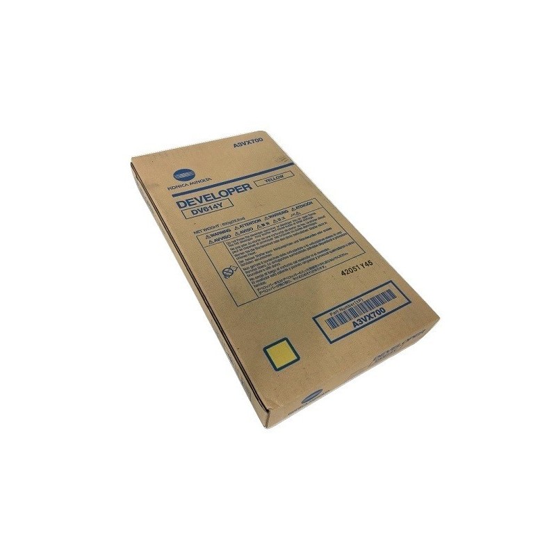 Konica Minolta DV614Y sárga eredeti developer