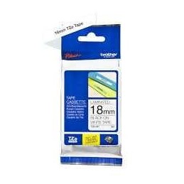 Brother TZE-241CIV csomagolás nélküli fehér alapon fekete eredeti feliratozó szalag