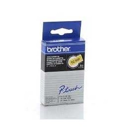 Brother TC-691 sárga alapon fekete eredeti feliratozó szalag