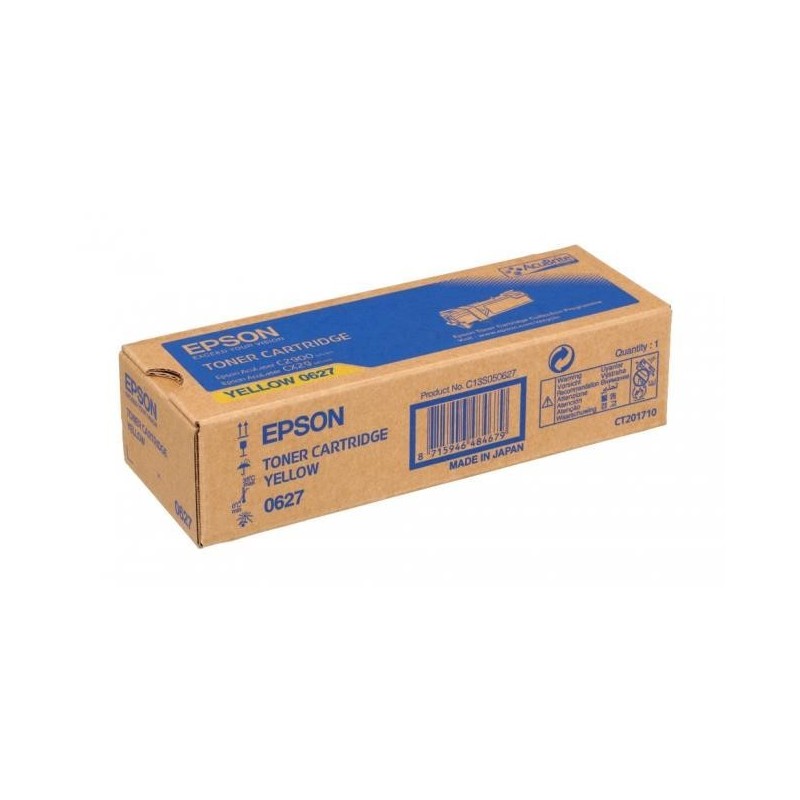Epson C2900 2,5k (S050627) sárga eredeti toner