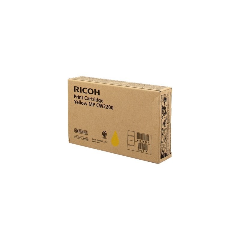 Ricoh CW2200 sárga eredeti gél (841638)