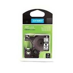 Dymo ID1 fehér alapon fekete eredeti feliratozó szalag (S0718070, S0718220, 18484)