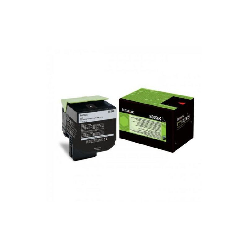 Lexmark [802XK] 80C2XKE fekete eredeti toner