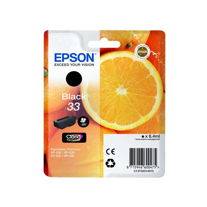 Epson T3331 fekete eredeti tintapatron