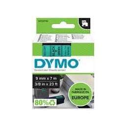 Dymo ID1 zöld alapon fekete eredeti feliratozó szalag (S0720740)