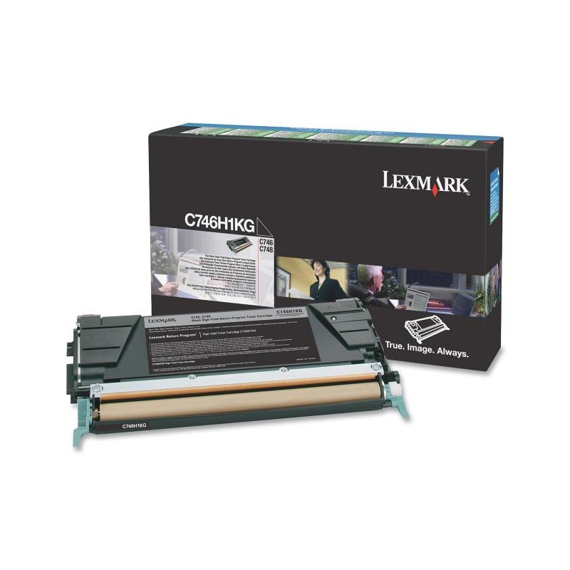 Lexmark [C746,748] C746H1KG fekete eredeti toner