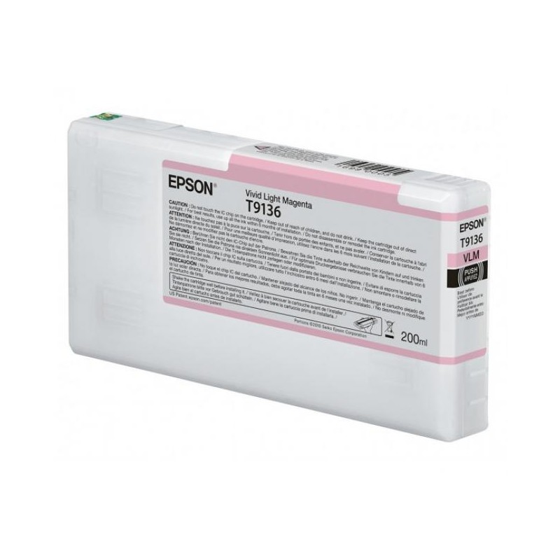 Epson T9136 vivid világos magenta eredeti tintapatron